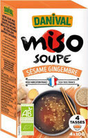 Miso soupe sésame gingembre