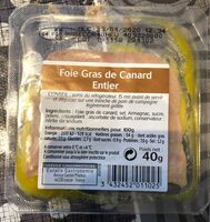 Foie gras de canard entier