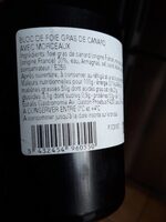 Bloc de foie gras de canard avec morceaux
