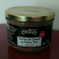 Terrine de canard au poivre vert