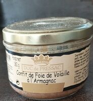 Confit de foie de volaille à l'Armagnac