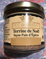 Terrine de Noël Façon Pain d’Épices