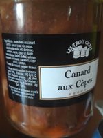 Canard aux cèpes