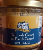 Terrine de canard au foie de canard