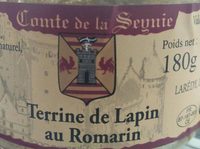 Terrine de lapin au romarin