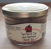 Terrine d'oie aux marrons