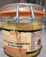 Fois gras de canard entier du sud ouest