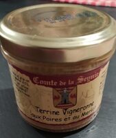 Terrine vigneronne aux Poires et au Merlot