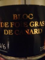 Bloc de foie gras de canard