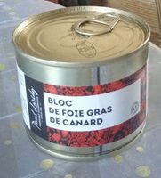 Bloc de foie gras de canard