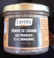 Terrine de canard aux pruneaux et à l'armagnac