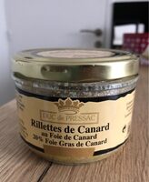 Rillettes de canard au foie gras