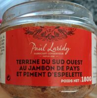 Terrine du sud ouest au jambon de pays et piment d'Espelette