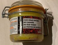 Foie gras entier de canard du sud ouest au poivre de sichuan