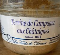 Terrine de campagne aux châtaignes