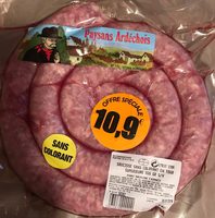 Saucisse sans colorant