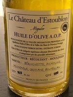 Huile D'olive Baux De Provence Ch. estoublon