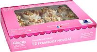 Desserts glacés individuels Framboise et Nougat