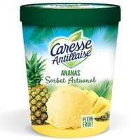 Sorbet plein fruit à l'ananas
