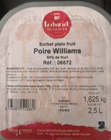 Sorbet plein fruit Poire Williams
