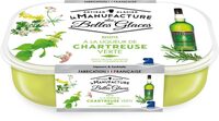 Glace à la liqueur Chartreuse verte