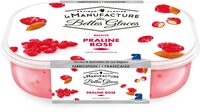 Crème glacée à la praline rose