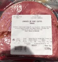 Langues de porc cuites