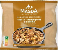 Cèpes et champignons à la crème