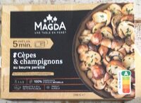 Cèpes et champignons au beurre persillé