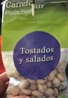 Pistachos tostados y salados