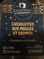 Cassolettes moules saumon
