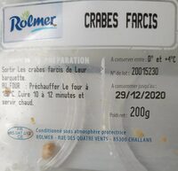 Crabes farcis