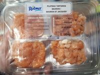 Plateau tartares (saumon / saumon St Jacques)