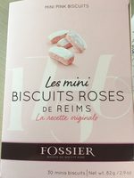 Les mini biscuits roses de reims