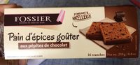 Pain d'épices goûter aux pépites de chocolat