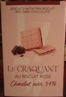 Le craquant au biscuit rose