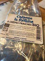 6 crêpes fraîches