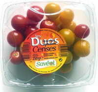 Les Duos Cerises, Rouge acidulée Jaune fruitée 250 g - Savéol