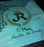 10 mini feuilles de brick
