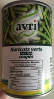 Haricots verts très fins coupés