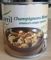 Champignons blonds émincés coupe épaisse