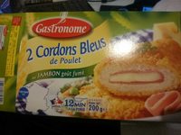 Cordons Bleus de Poulet au Jambon Goût Fumé
