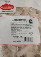 Lamelles Kebab cuites surgelées IQF