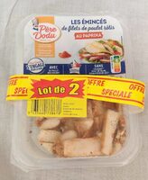 Les émincés de filets de poulet rôtis au paprika