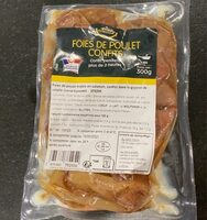 Foies de poulet confits