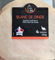 Blanc de dinde reconstitué traité en salaison