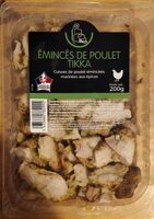Émincées de poulet tikka