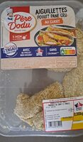 Aiguillettes poulet pané cru au curry