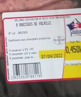 Saucisse de volaille
