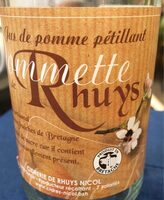 Jus de pomme petillant